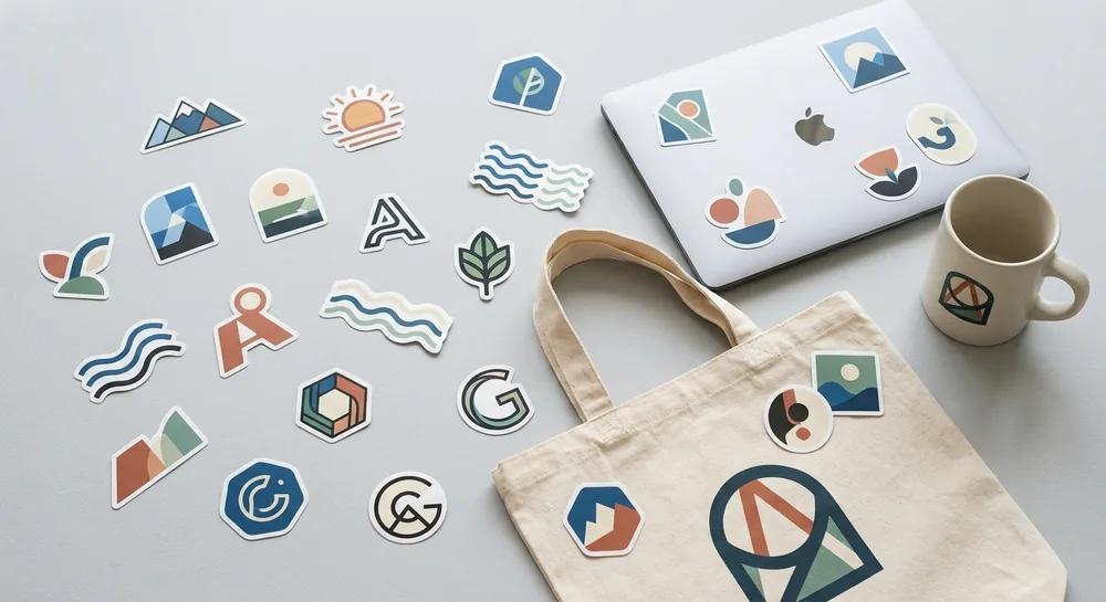 Brand and Creator Merch Stickers