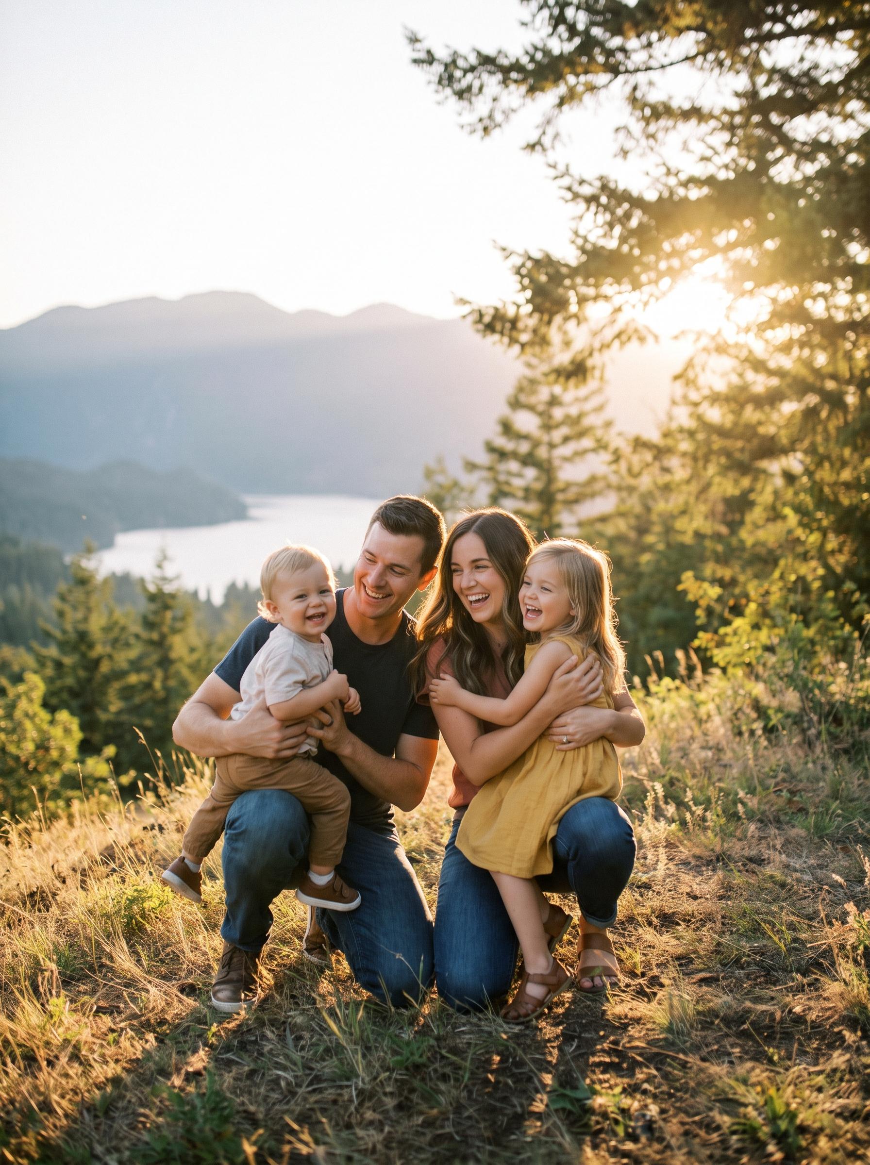 A warm everyday family photo, the single shot a customer wants to turn into a keepsake
