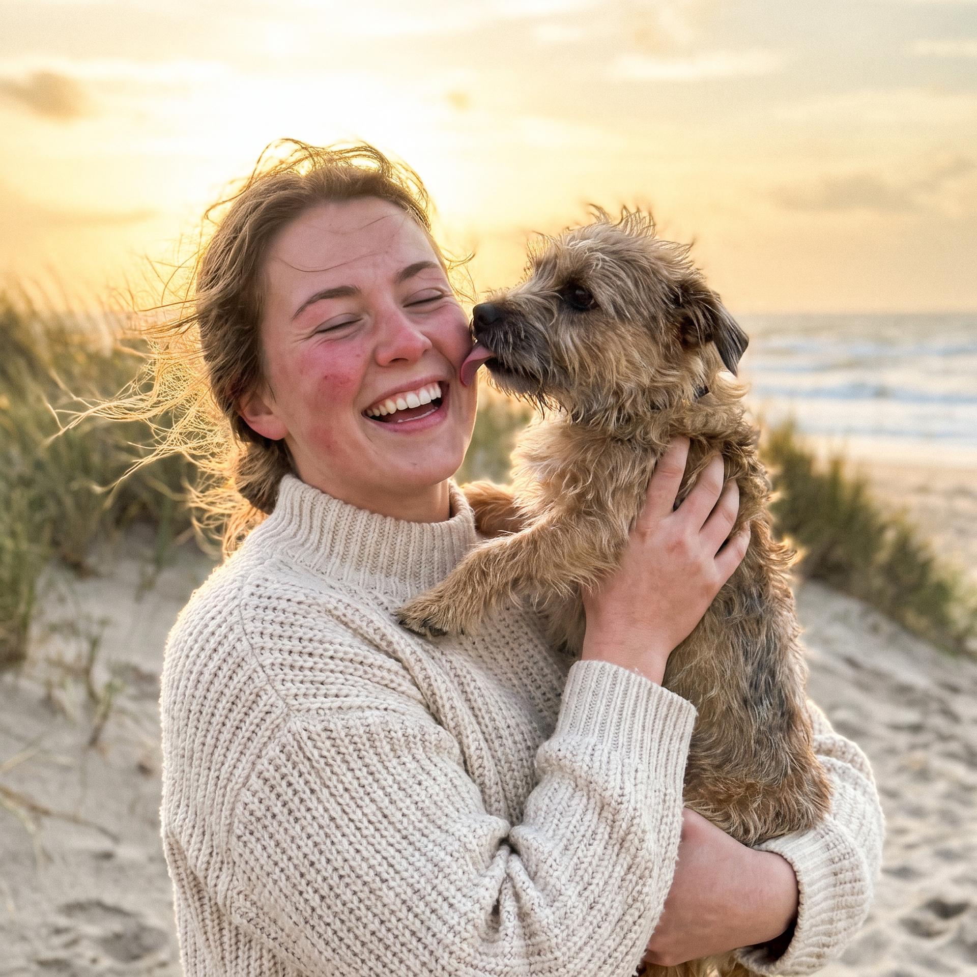 A customer's warm candid family photo held in hand, ready to be turned into branded merch
