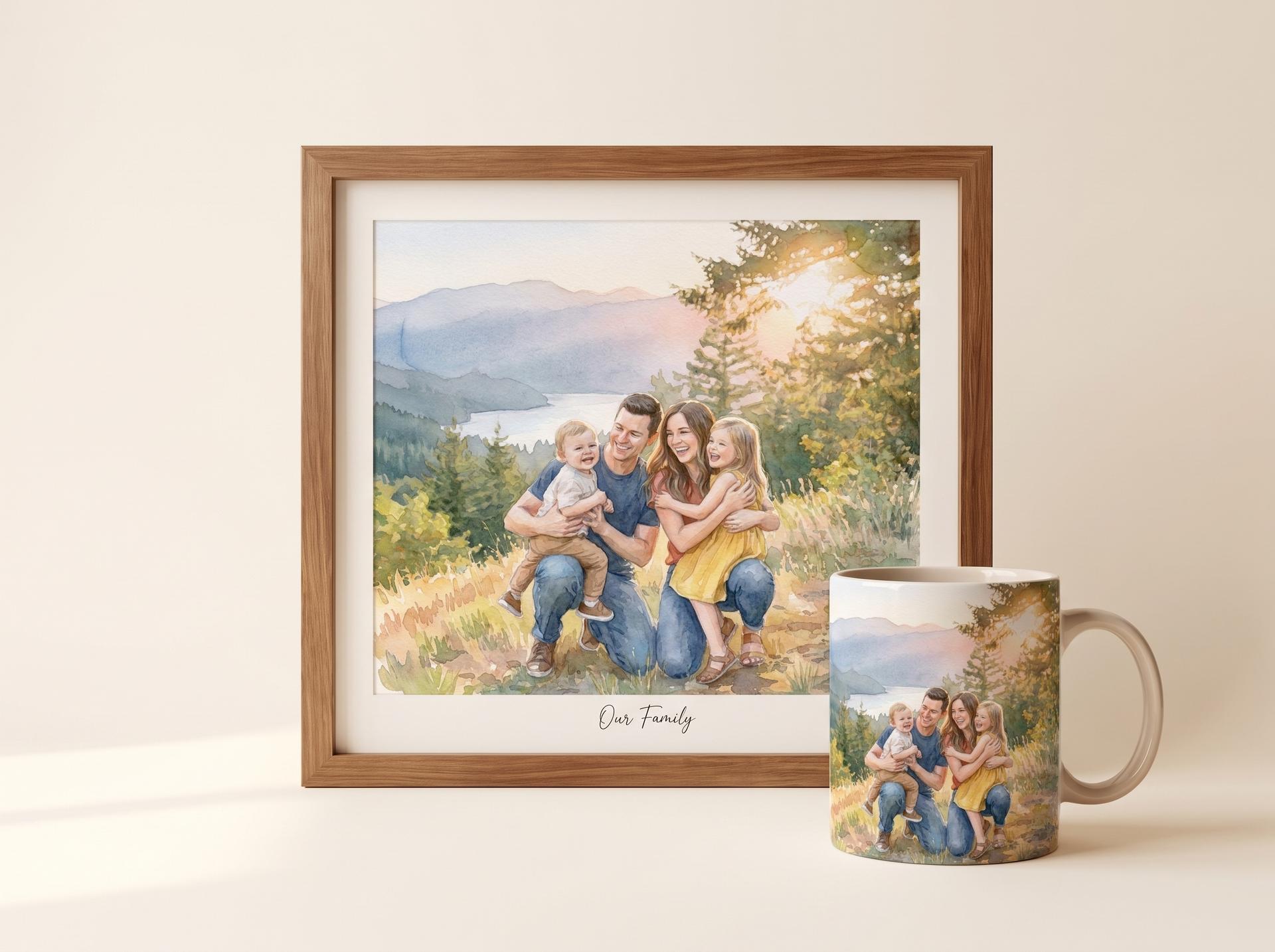 A stack of finished personalized photo products ready to ship